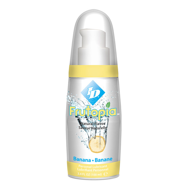 Adult Product 18+ - ID Frutopia Pump - Banana 100 ml (3.4 fl oz) - ID Lubricant - Lubricants - KS Store