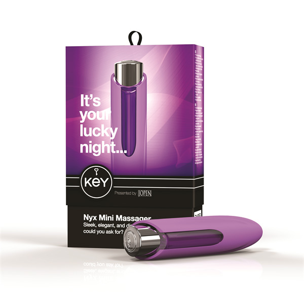 Adult Product 18+ - Key by Jopen Nyx Mini Massager - Lavender - California Exotics - Special Offers - KS Store