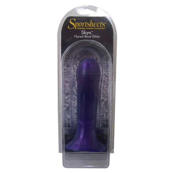 Adult Product 18+ - Sportsheets Strap On - "Skyn" Silicone Dildo - Violet Pearl - Sportsheets - Toys & Accessories - KS Store