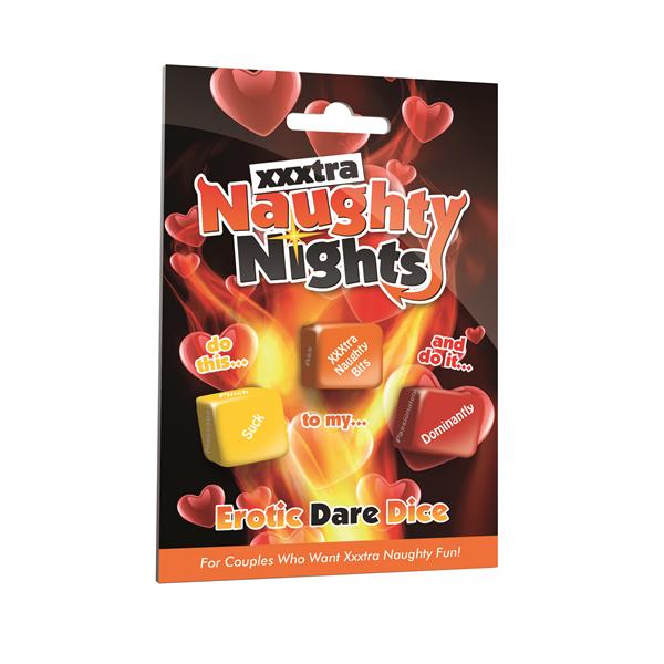 Adult Product 18+ - XXXtra Naughty Nights - Erotic Dare Dice - CC Games - Couples Sex Games - KS Store