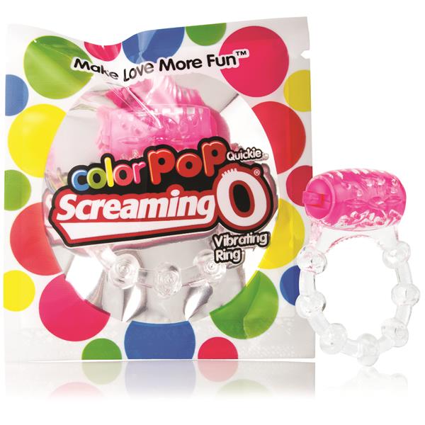 Adult Product 18+ - Screaming O Colour Pop Quickie Basic Ring - Pink - Screaming O - Screaming O - KS Store