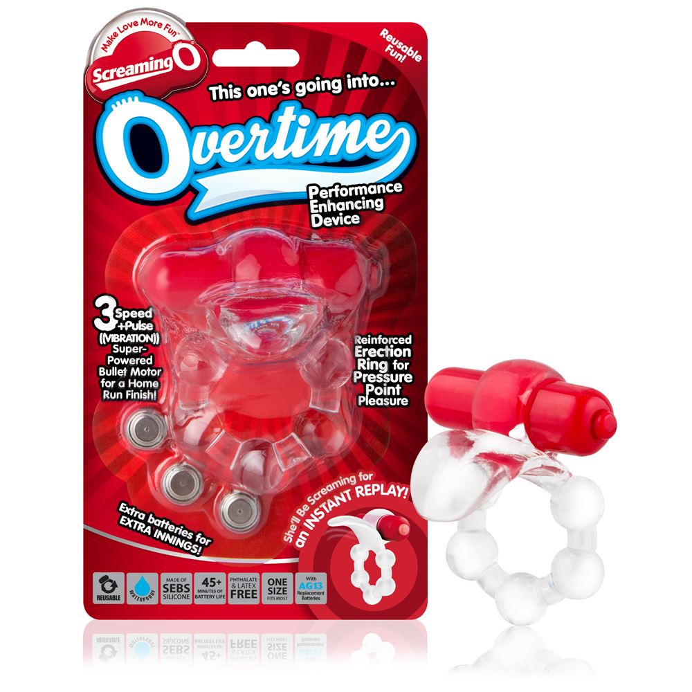 Adult Product 18+ - Screaming O Overtime - Red - Screaming O - Screaming O - KS Store