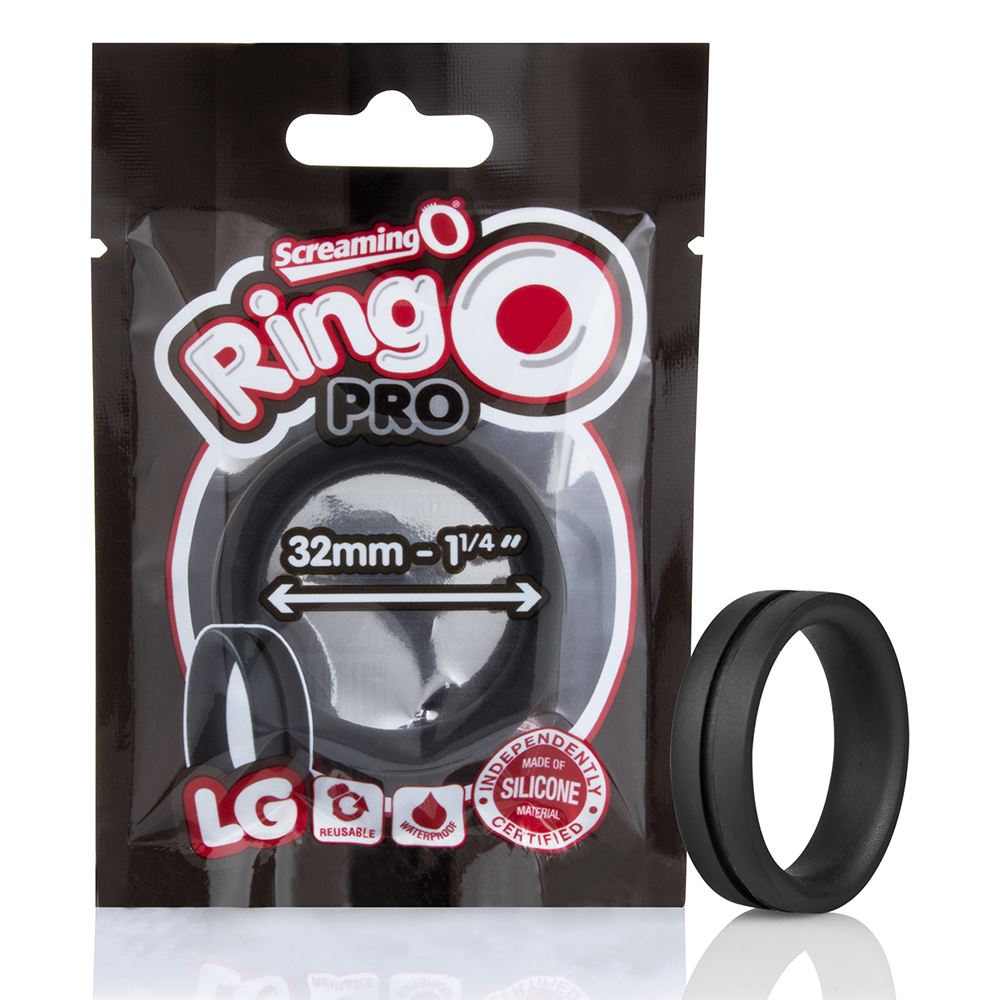 Adult Product 18+ - Screaming O RingO Pro LG - Black - Screaming O - Screaming O - KS Store