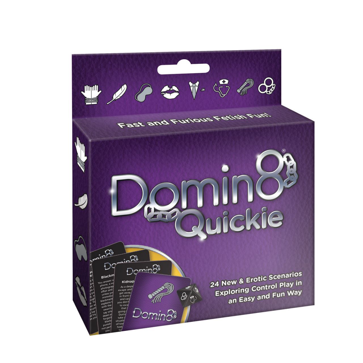 Adult Product 18+ - Domin8 Quickie Card Game - CC Games - Couples Sex Games - KS Store