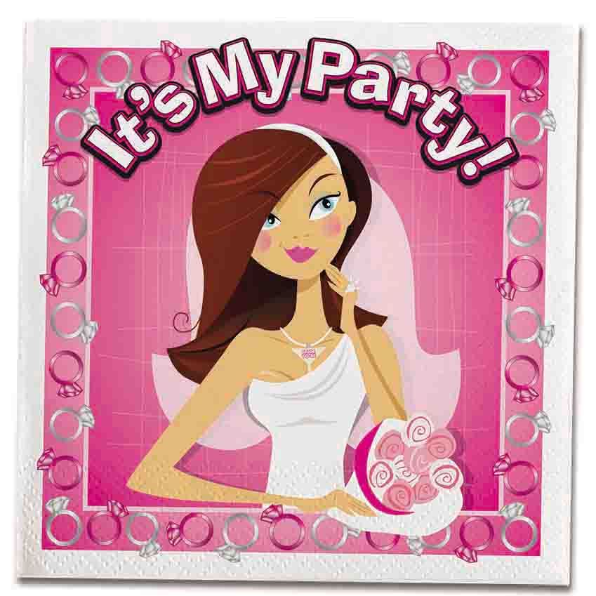 Adult Product 18+ - Bride to Be Trivia Napkins - Ball & Chain - Special Offers - KS Store