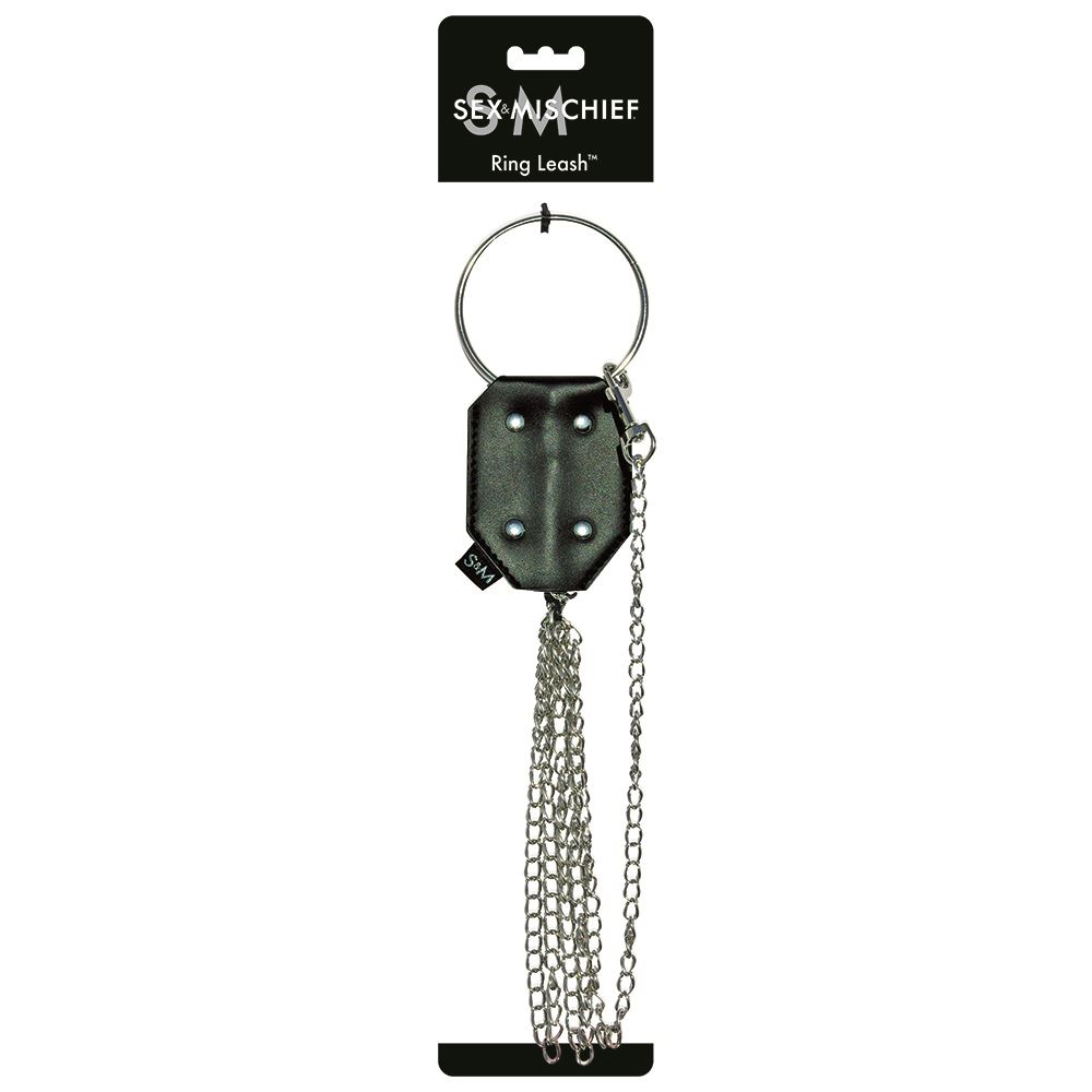 Adult Product 18+ - S&M Ring Leash - Sex & Mischief - Restraints - KS Store