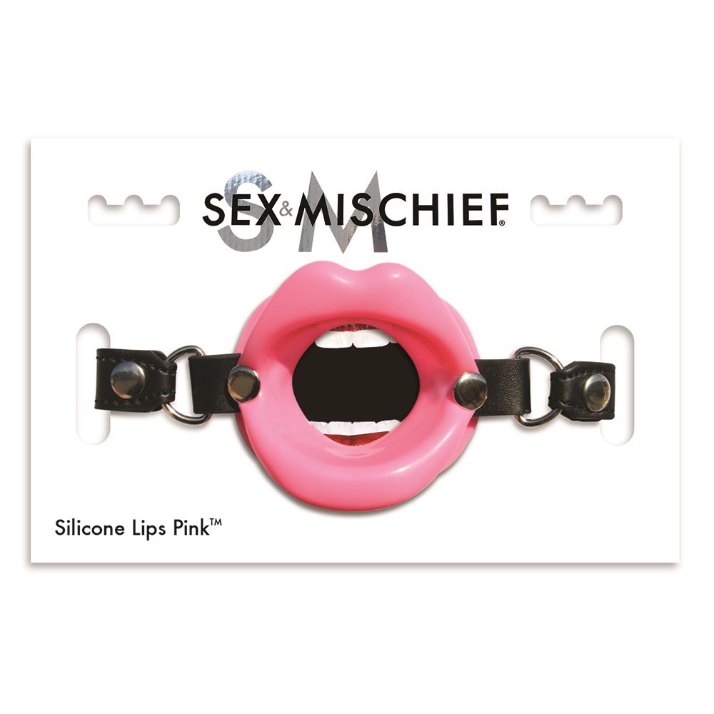Adult Product 18+ - S&M Silicone Lips Pink - Sex & Mischief - Gags - KS Store