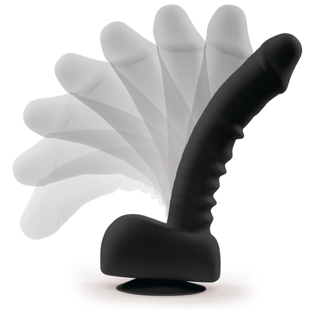 Adult Product 18+ - Uprize Remote Control Rising 8 Inch Vibrating Realistic Dildo Black - OTHER - Wholesale Vibrators - KS Store