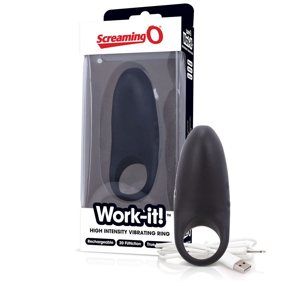 Adult Product 18+ - Screaming O Work-it! Black - Screaming O - Screaming O - KS Store