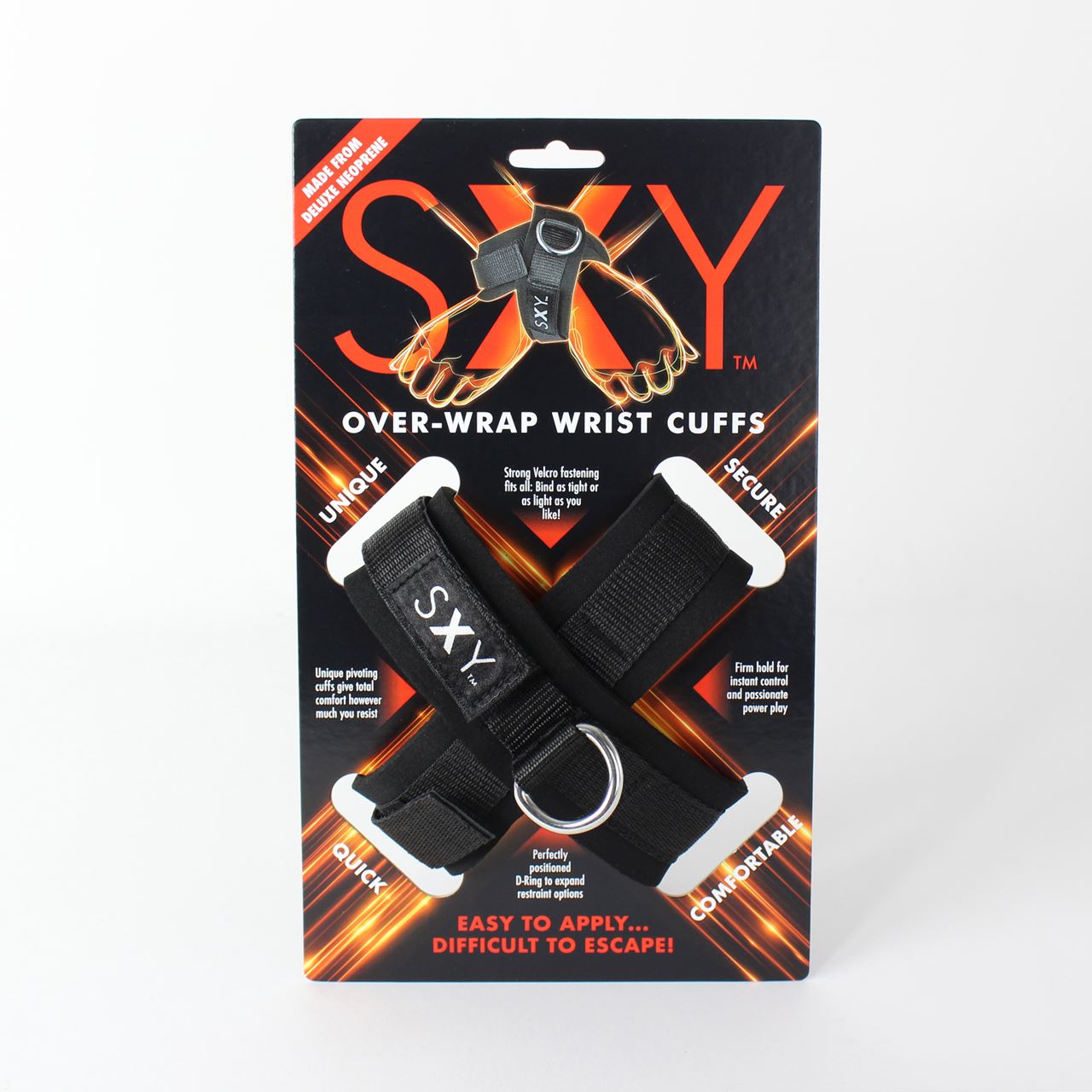 Adult Product 18+ - SXY Cuffs - Deluxe Neoprene Cross Cuffs - CC Games - Restraints - KS Store