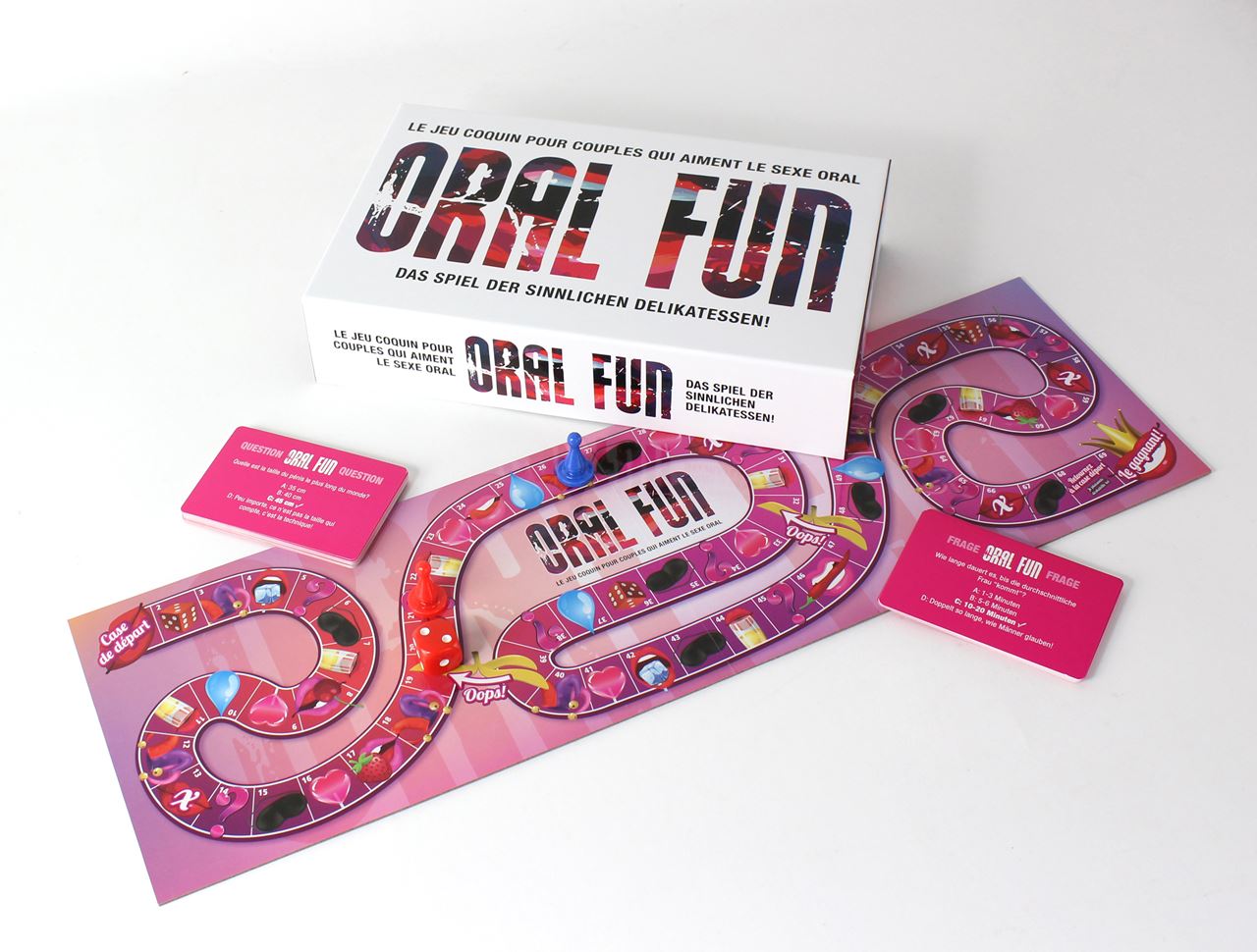 Adult Product 18+ - Oral Fun Game - French/German - CC Games - Multi-Language Games - KS Store
