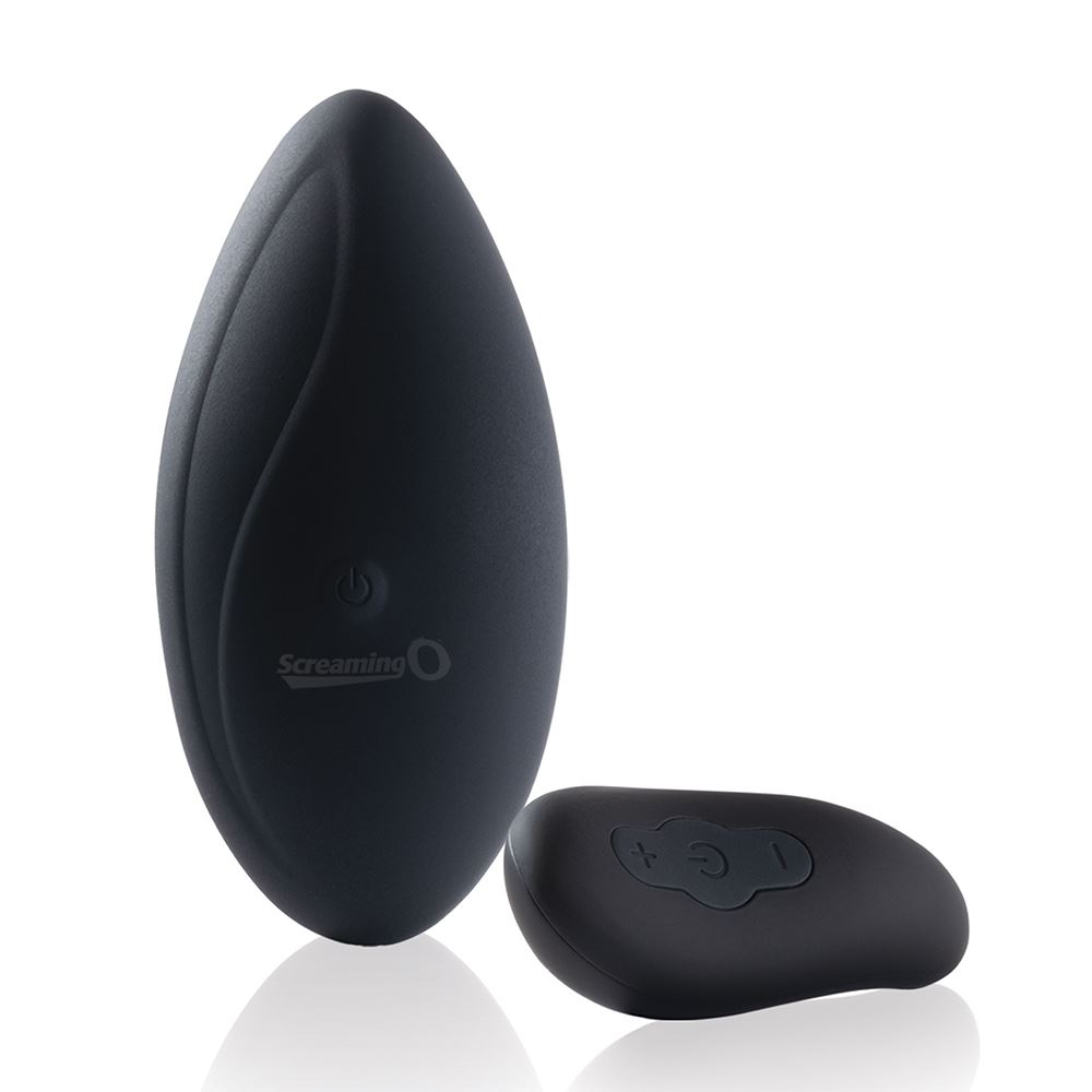 Adult Product 18+ - Screaming O Premium Ergonomic Remote Panty Set - Black - Screaming O - Screaming O - KS Store