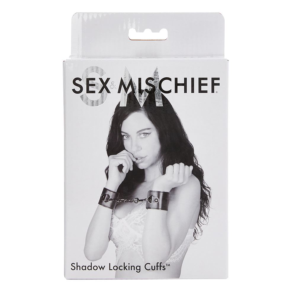 Adult Product 18+ - S&M Shadow Locking Cuffs - Sex & Mischief - Restraints - KS Store
