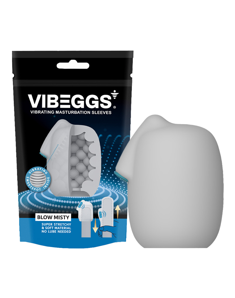 Adult Product 18+ - VIBEGGS - Blow Misty - Vibrating Masturbation Sleeve - Vibeggs - Vibeggs - KS Store