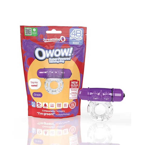 Adult Product 18+ - Screaming O 4B OWow - Grape - Screaming O - Screaming O - KS Store