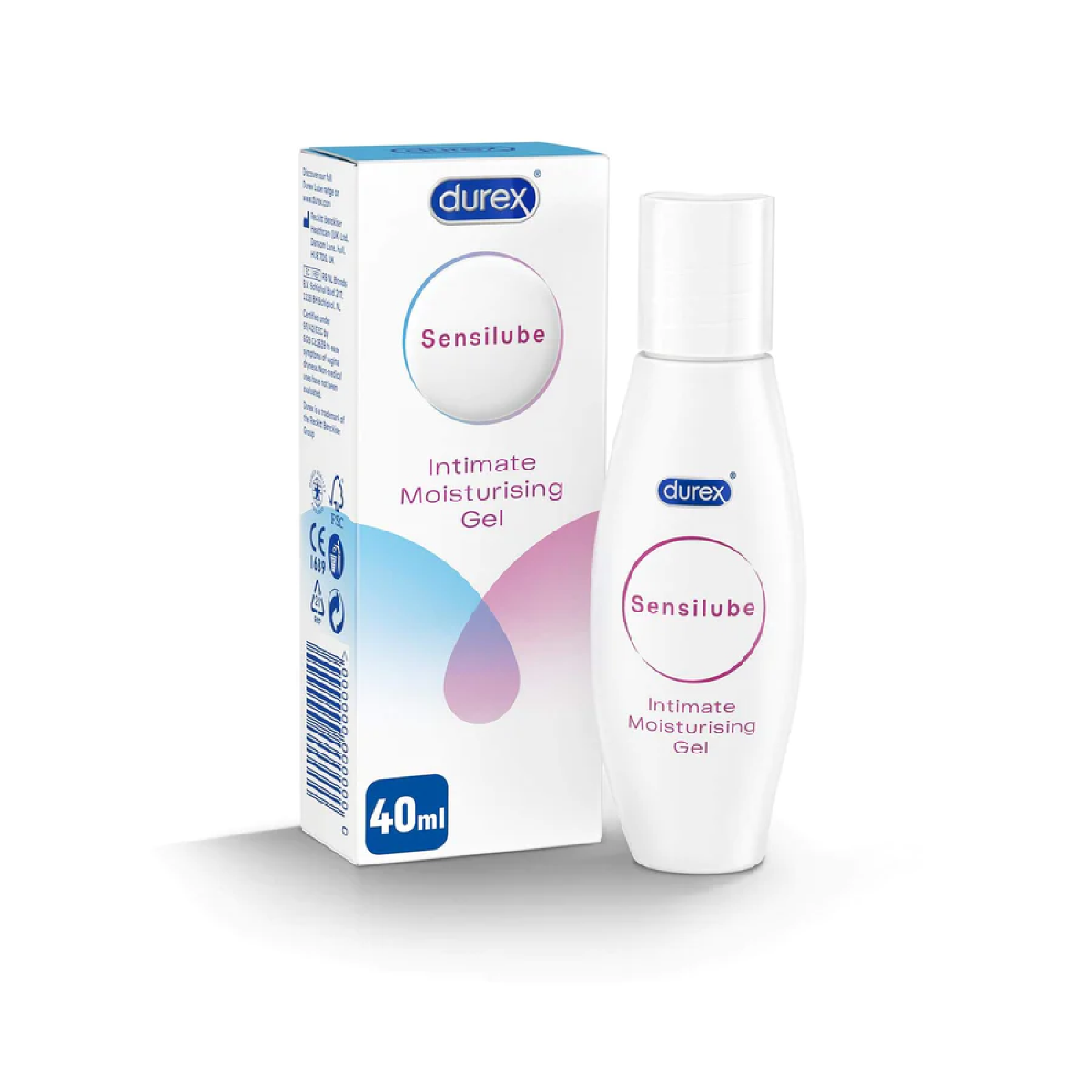 Adult Product 18+ - Durex Sensilube - Intimate Moisturising Gel 40ml - Durex - Durex Lubes and Gels - KS Store
