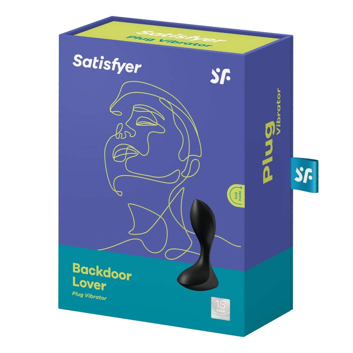 Adult Product 18+ - Satisfyer Backdoor Lover - Plug Vibrator - Black - Satisfyer - Toys - KS Store