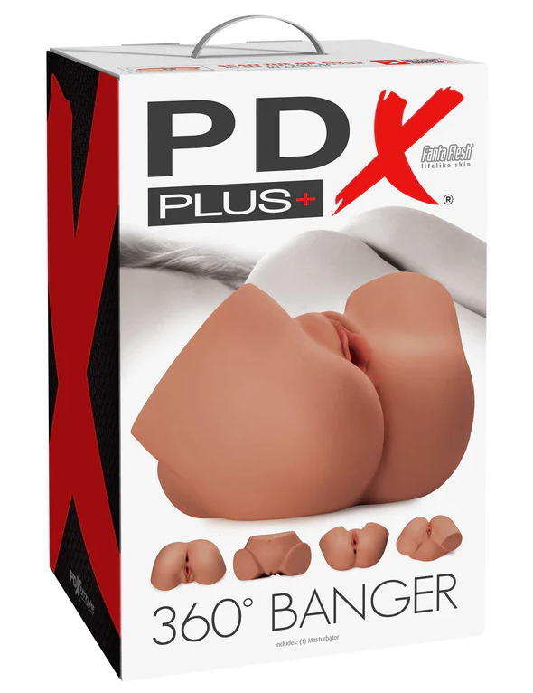 Adult Product 18+ - Pipedream - PDX Plus - 360° Banger - Tan - Pipedream - PDX Plus - KS Store