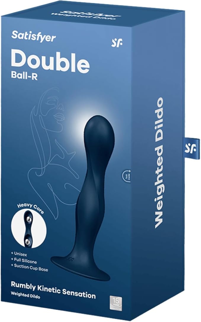 Adult Product 18+ - Satisfyer Double Ball-R Dark Blue - Satisfyer - Toys - KS Store