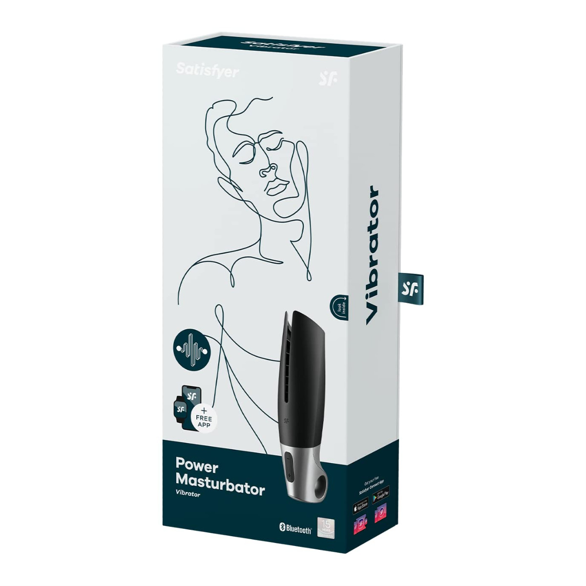 Adult Product 18+ - Satisfyer Power Masturbator - Black - Satisfyer - Toys - KS Store