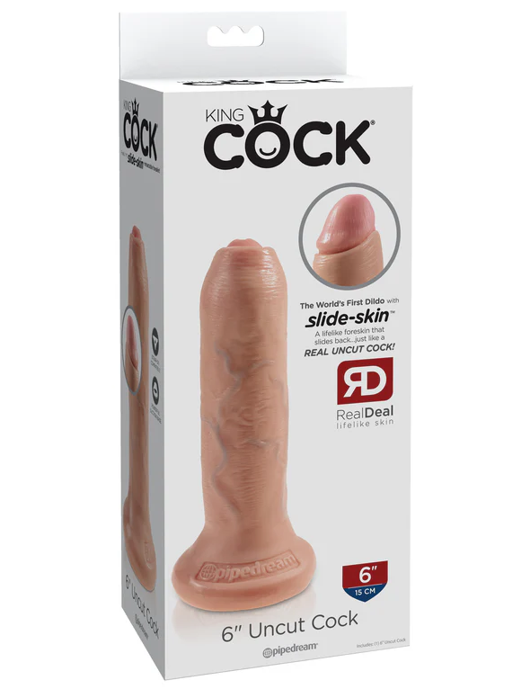 Adult Product 18+ - Pipedream - King Cock - 6" Uncut - Light - Pipedream - Pipedream - KS Store