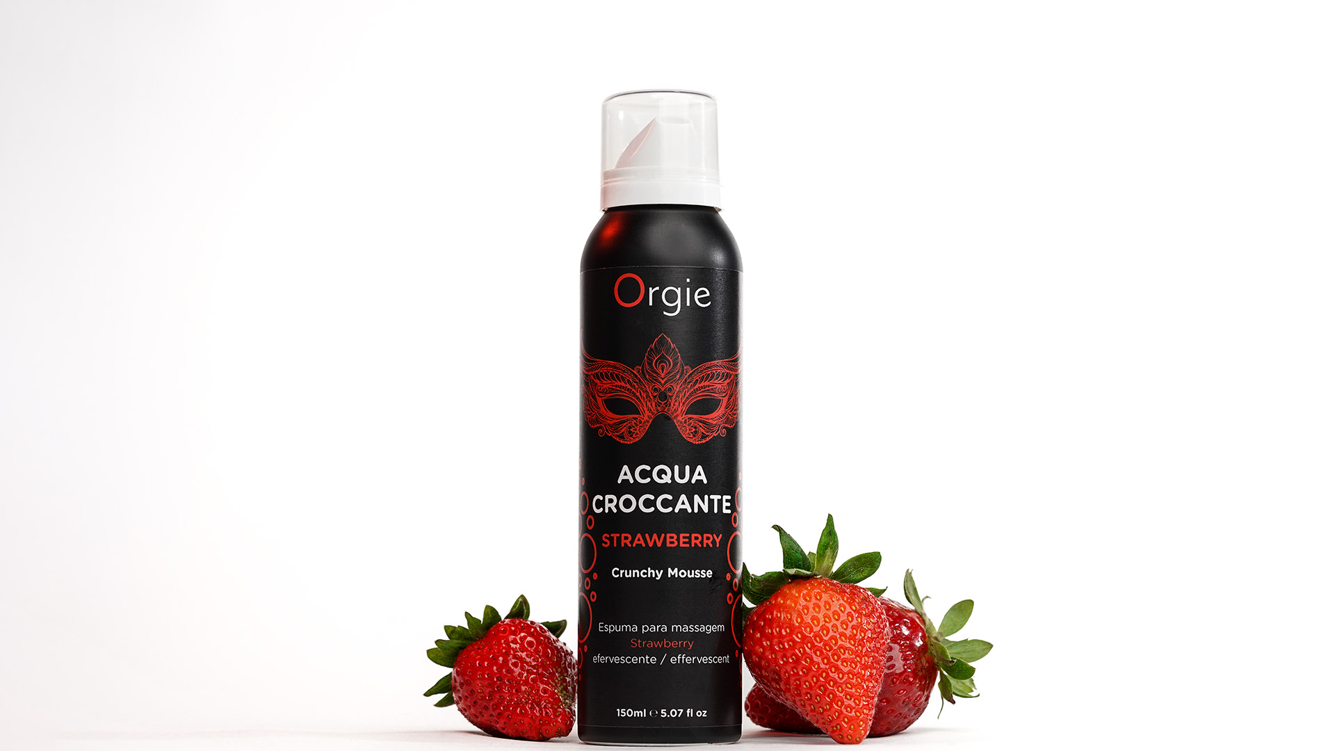 Adult Product 18+ - Orgie Acqua Croccante Moisturising Crunchy Foam - Strawberry - Orgie - Orgie - KS Store