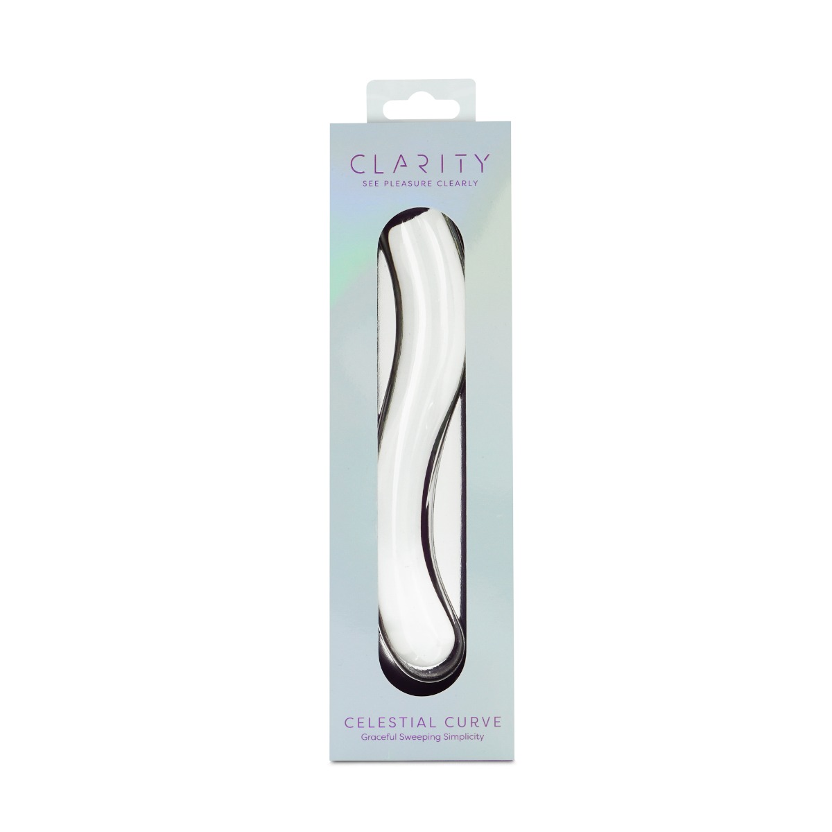 Adult Product 18+ - Clarity - Glass Dildo - Celestial Curve - Clarity - Toys - KS Store