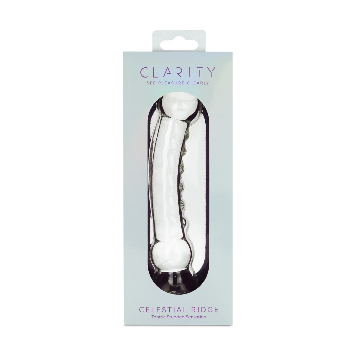 Adult Product 18+ - Clarity - Glass Dildo - Celestial Ridge - Clarity - Toys - KS Store