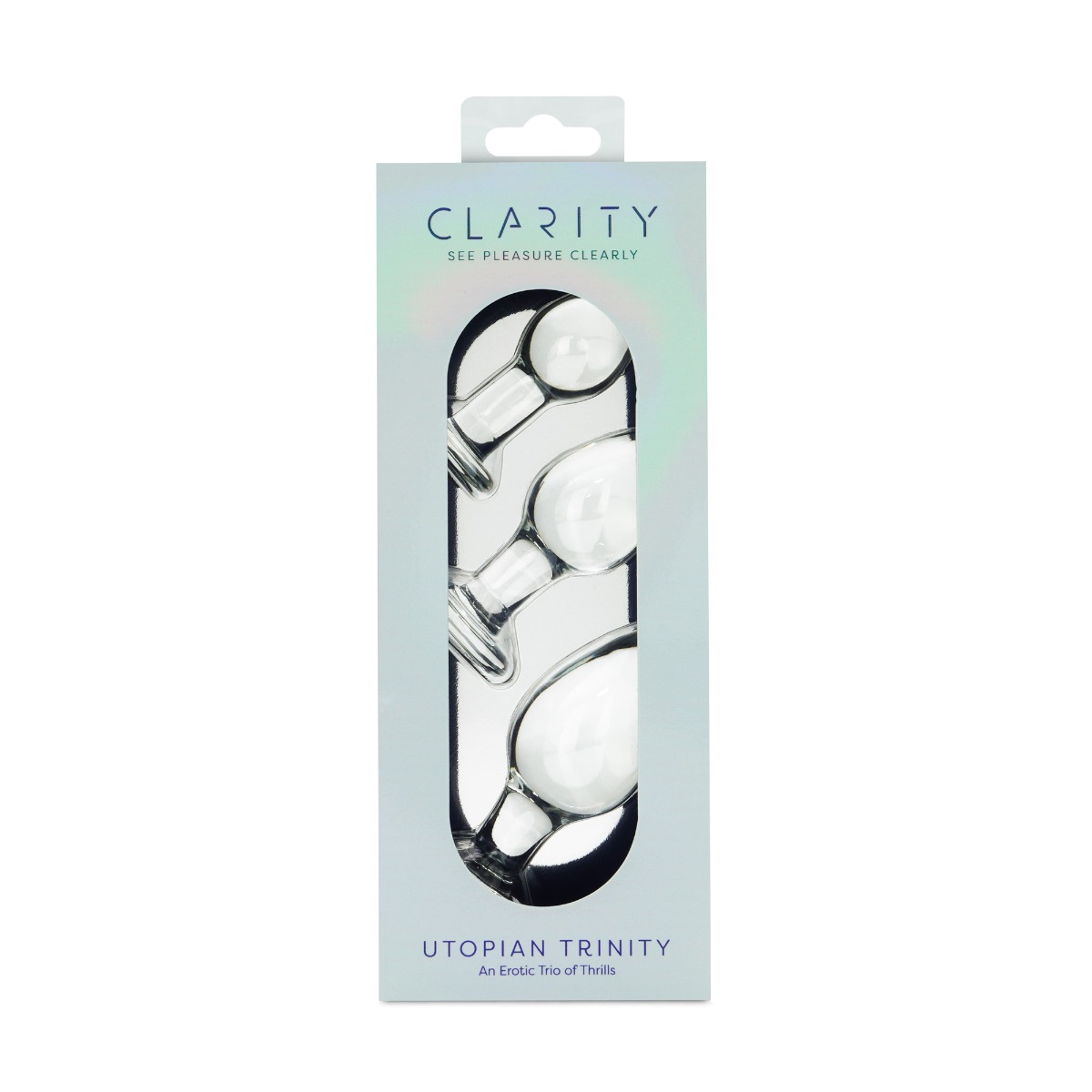 Adult Product 18+ - Clarity - Glass Dildo - Utopian Trinity - Clarity - Toys - KS Store