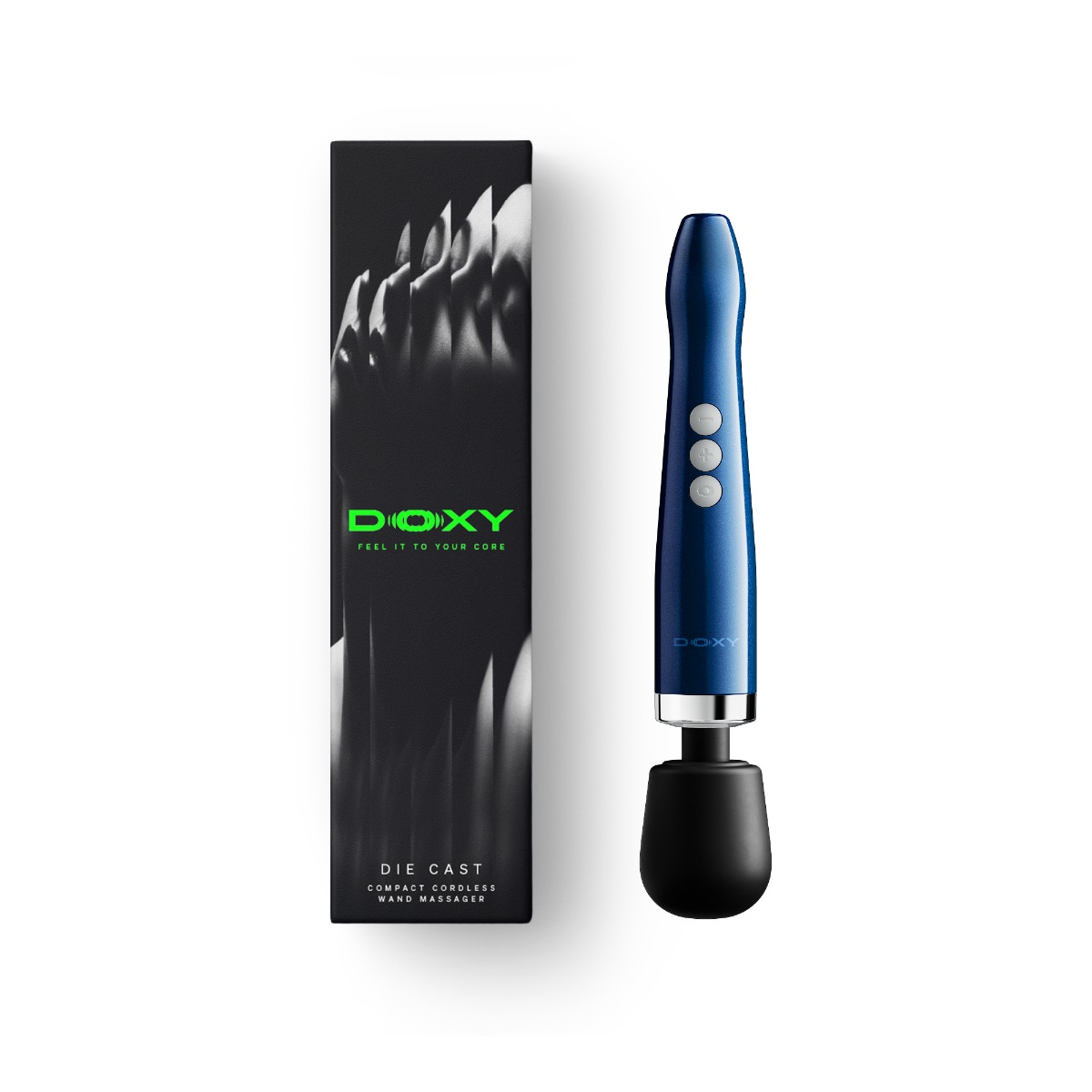 Adult Product 18+ - Doxy 2.0 - Die Cast Compact Cordless - Medium-Size Metal - Blue - Doxy - Wholesale Vibrators - KS Store