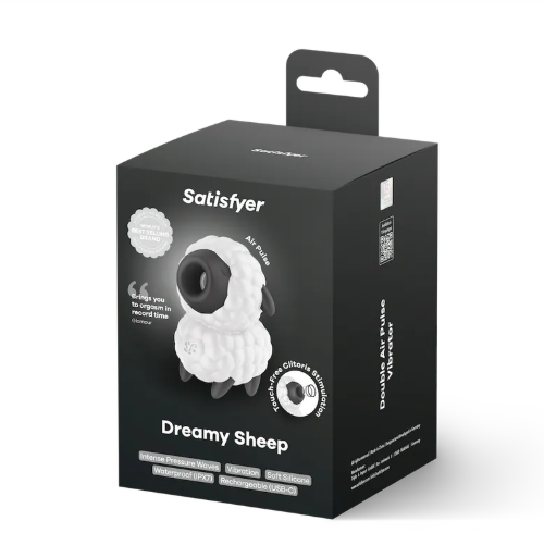 Adult Product 18+ - Satisfyer Dreamy Sheep - Double Air Pulse Vibrator - Satisfyer - Toys - KS Store