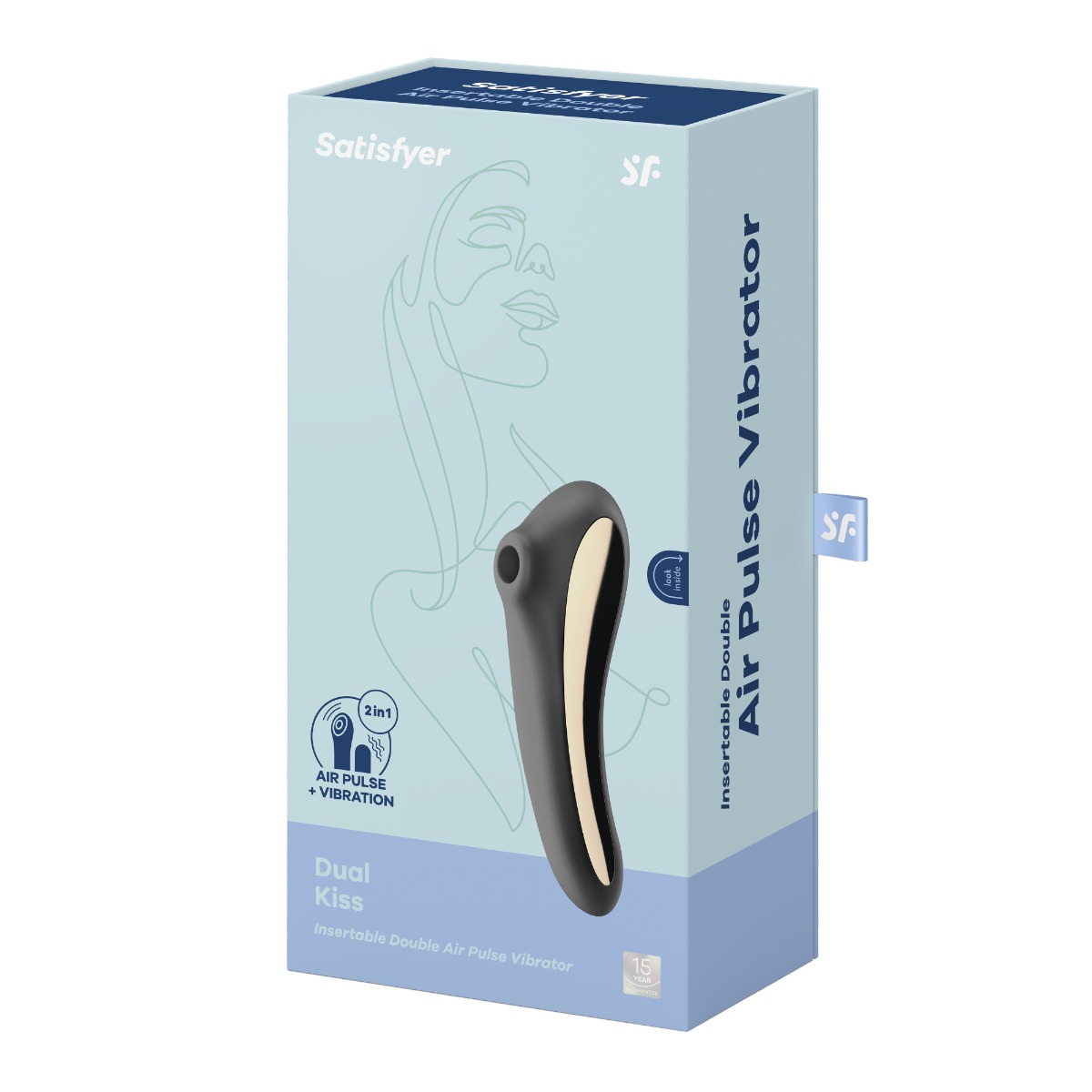 Adult Product 18+ - Satisfyer Dual Kiss - Black - Satisfyer - Toys - KS Store
