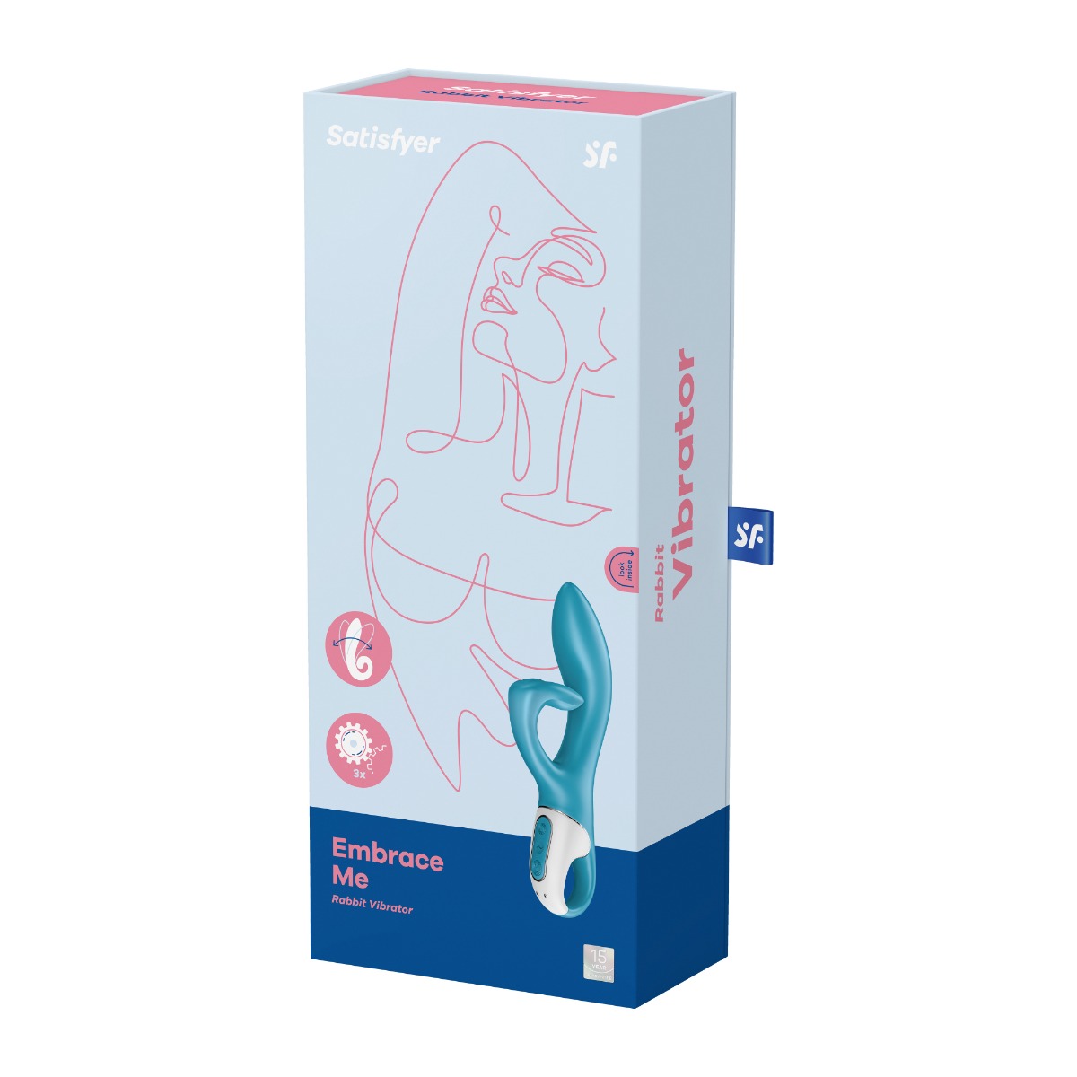 Adult Product 18+ - Satisfyer Embrace Me - Turquoise - Satisfyer - Toys - KS Store