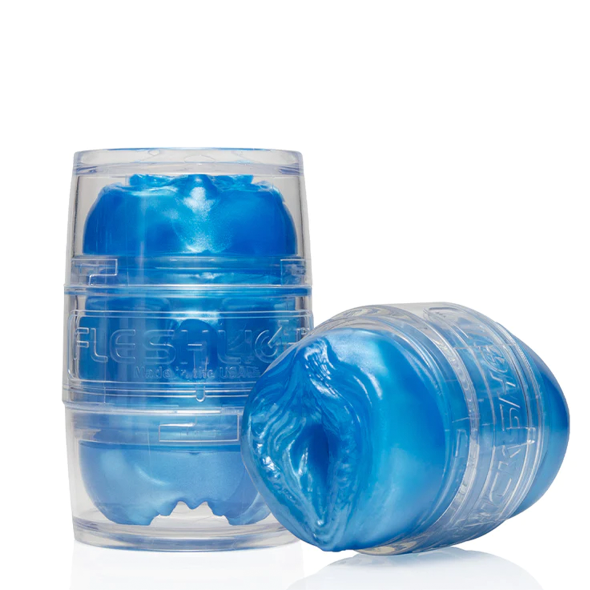 Adult Product 18+ - Fleshlight Quickshot - Alien Blue Metallic Lady/Butt - Fleshlight - Fleshlight - KS Store