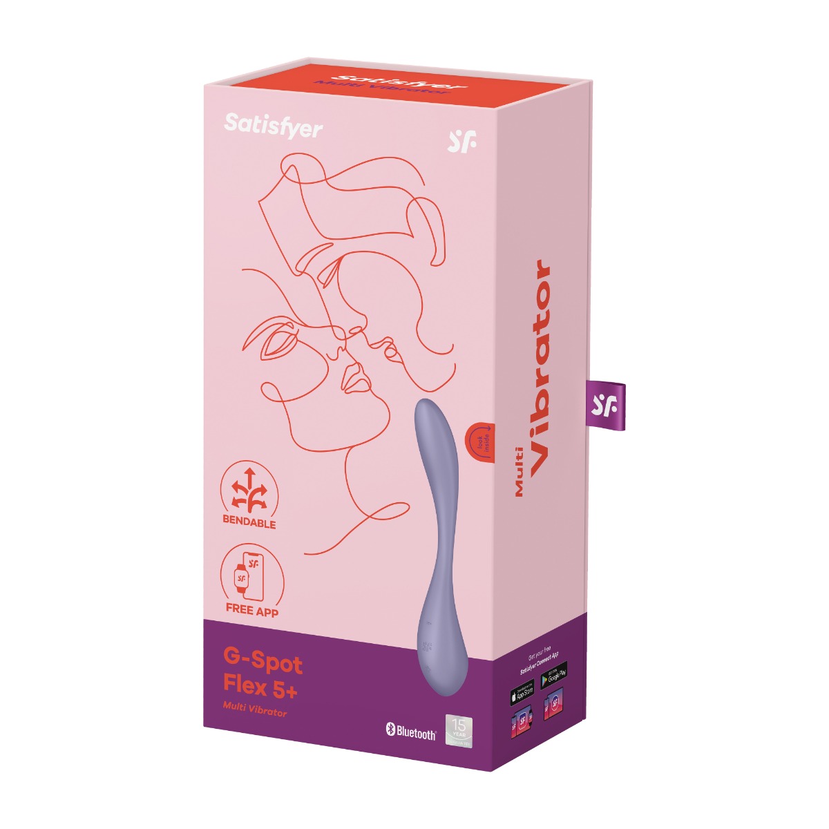 Adult Product 18+ - Satisfyer G-Spot Flex 5+ - Lilac - Satisfyer - Toys - KS Store