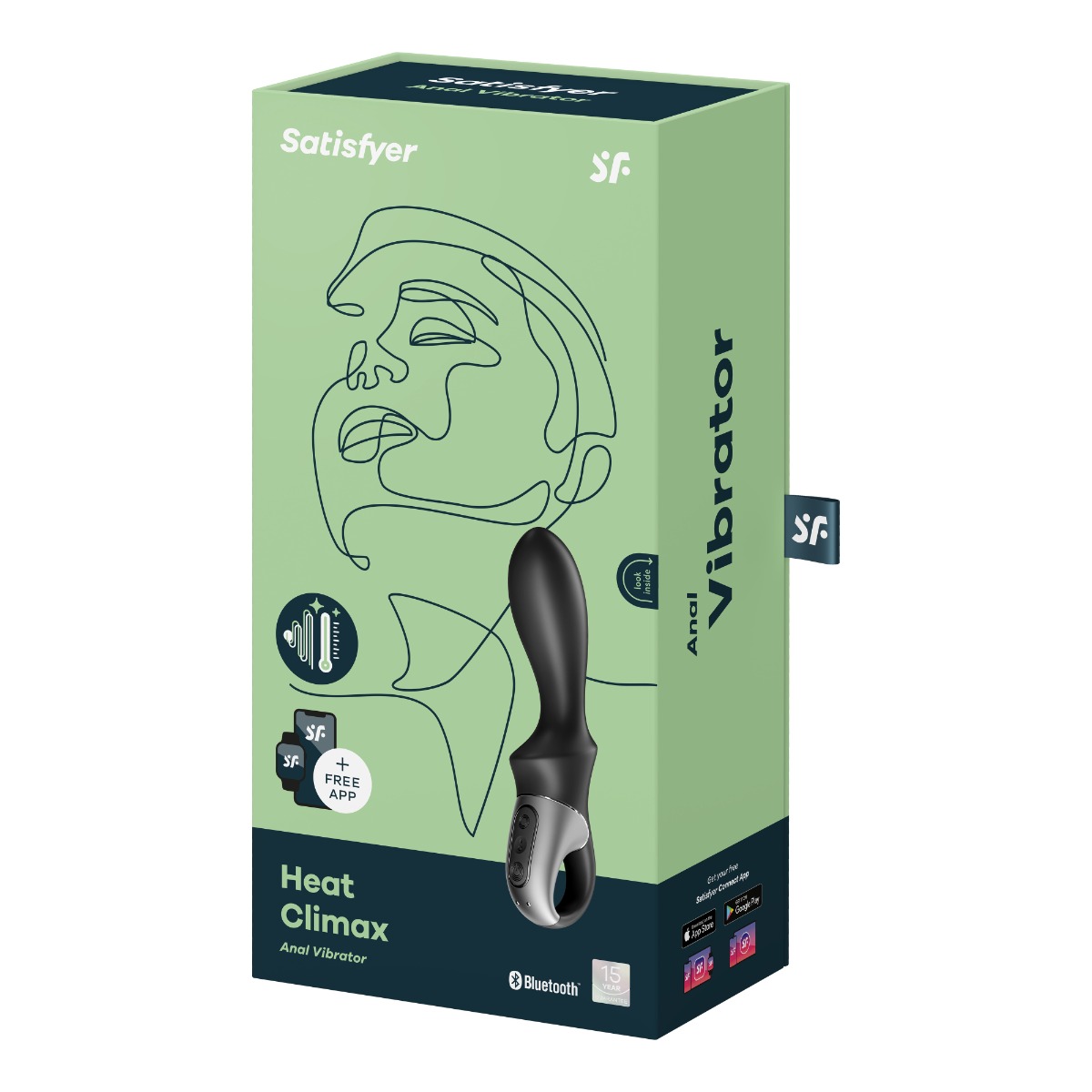 Adult Product 18+ - Satisfyer Heat Climax + - Black - Satisfyer - Toys - KS Store