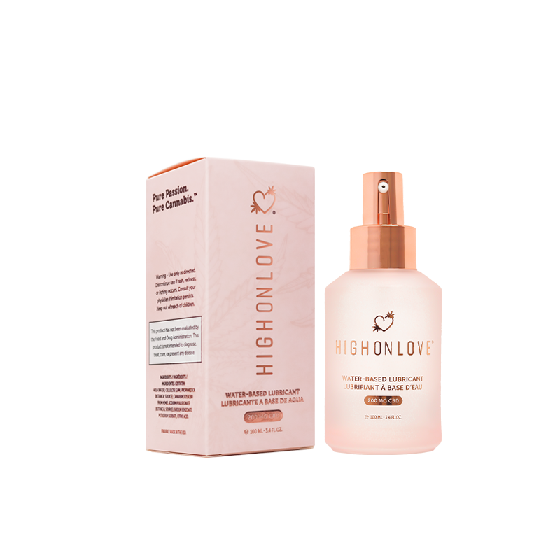 High On Love - Water-Based Lubricant with 200mg of CBD
