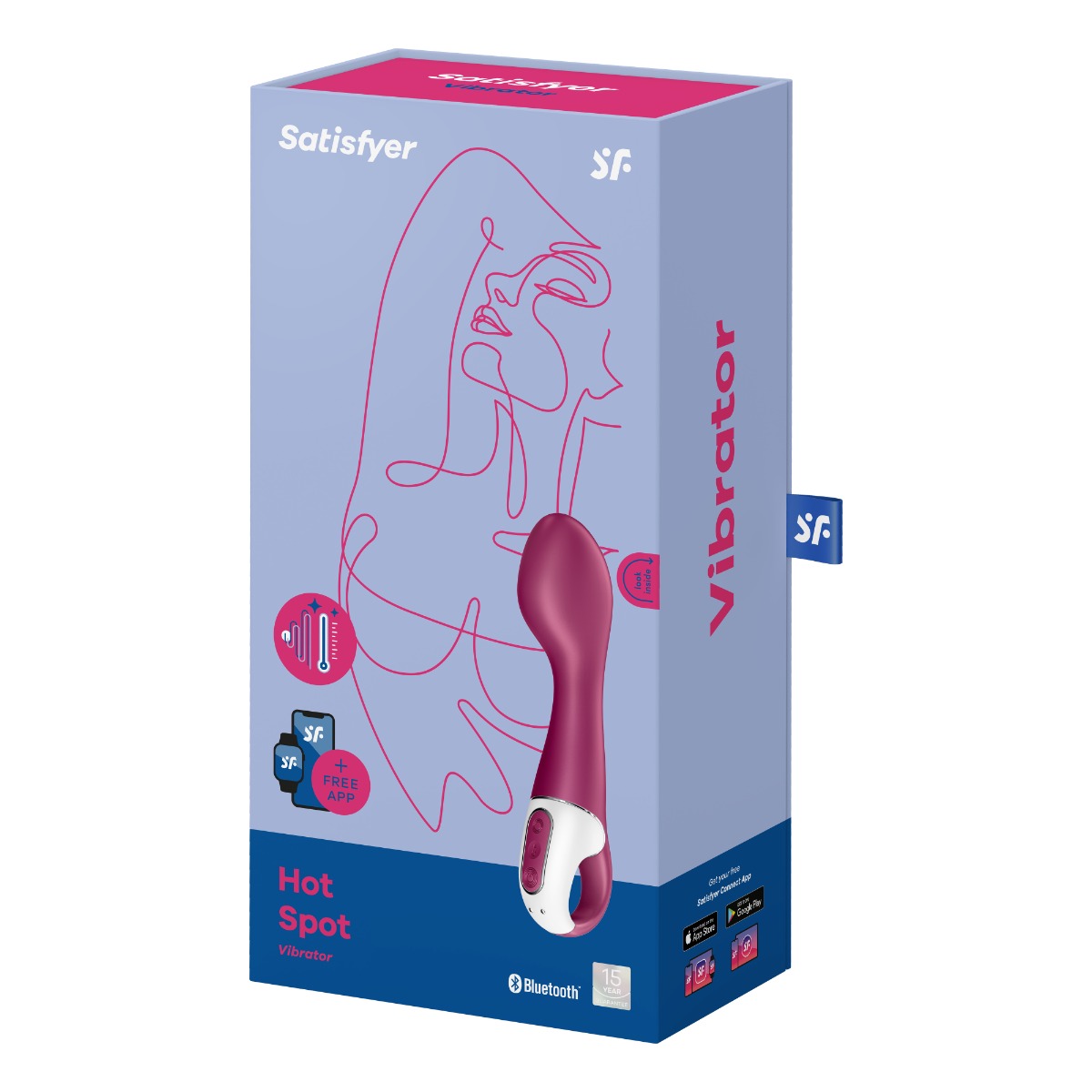 Adult Product 18+ - Satisfyer Hot Spot - Berry - Satisfyer - Toys - KS Store