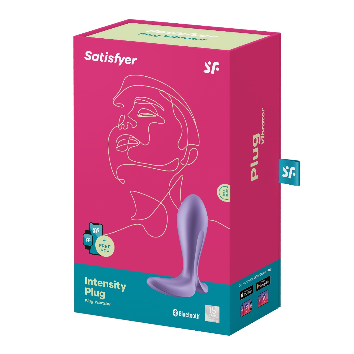 Adult Product 18+ - Satisfyer Intensity Plug - Purple - Satisfyer - Toys - KS Store
