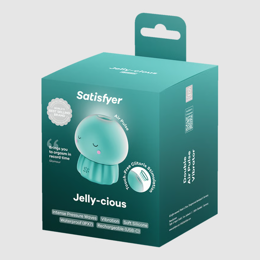Adult Product 18+ - Satisfyer Jelly-cious - Double Air Pulse Vibrator - Satisfyer - Toys - KS Store