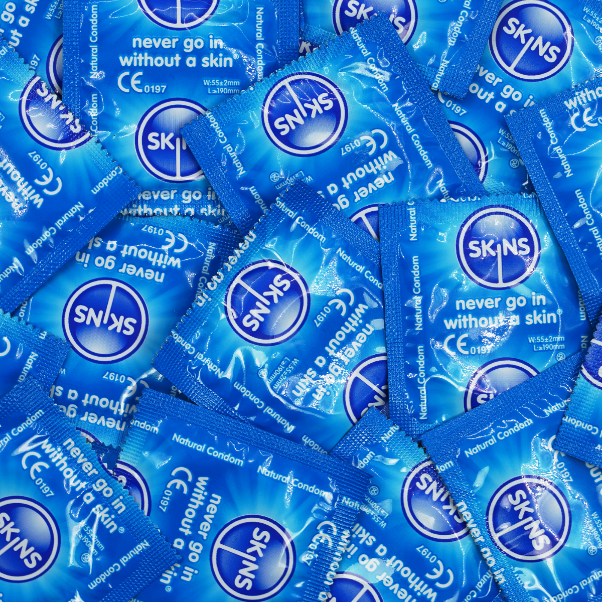 Adult Product 18+ - Skins Condoms Natural FOIL (BAG 500) - Skins - Skins Condoms - KS Store