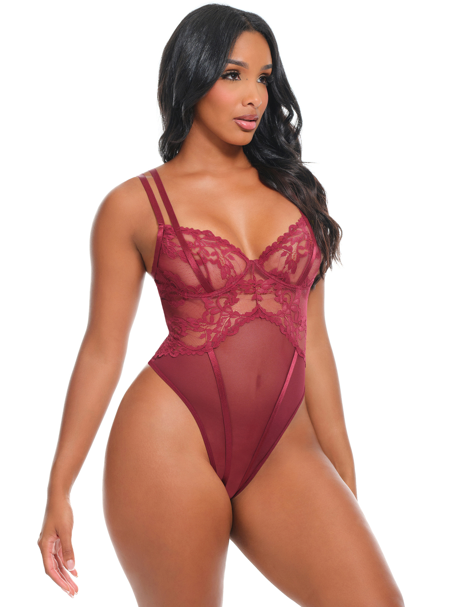 Adult Product 18+ - Oh La La Cheri - Marisol Teddy - S/M - Zinfandel - Oh La La Cheri - Oh La La Cheri - KS Store