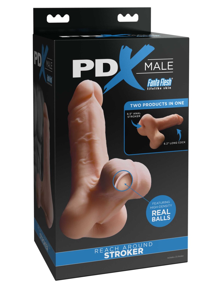 Adult Product 18+ - Pipedream - PDX Male - Reach Around Stroker - Light - Pipedream - PDX Male - KS Store