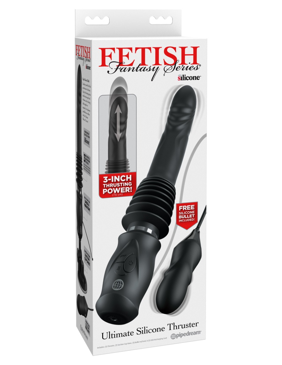 Pipedream - Fetish Fantasy Series  - Ultimate Silicone Thruster - Black