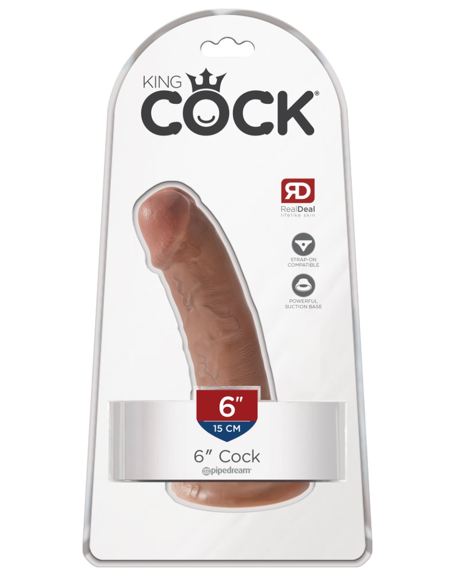Adult Product 18+ - Pipedream - King Cock - 6" Cock - Tan - Pipedream - Pipedream - KS Store