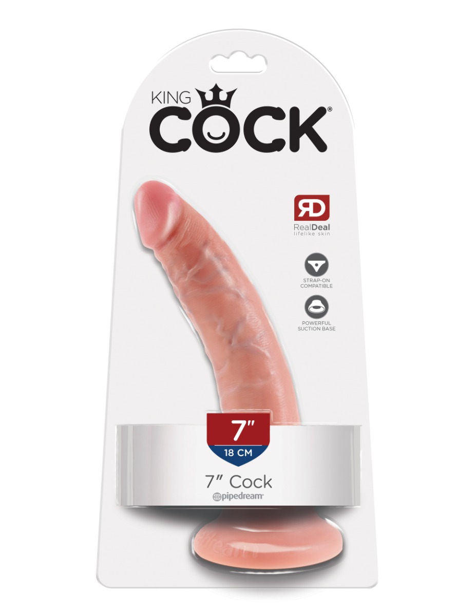 Adult Product 18+ - Pipedream - King Cock - 7" Cock - Light - Pipedream - Pipedream - KS Store