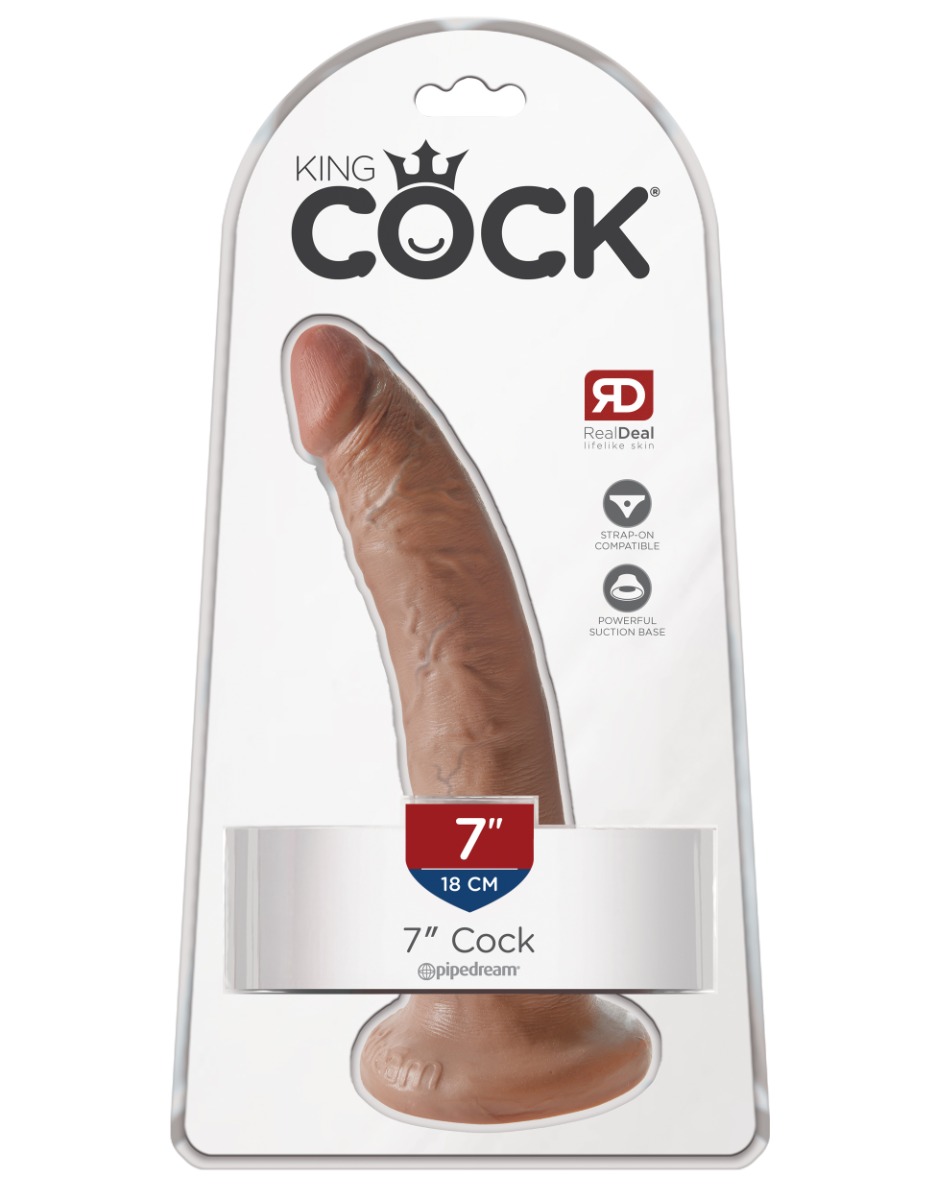 Adult Product 18+ - Pipedream - King Cock - 7" Cock - Tan - Pipedream - Pipedream - KS Store