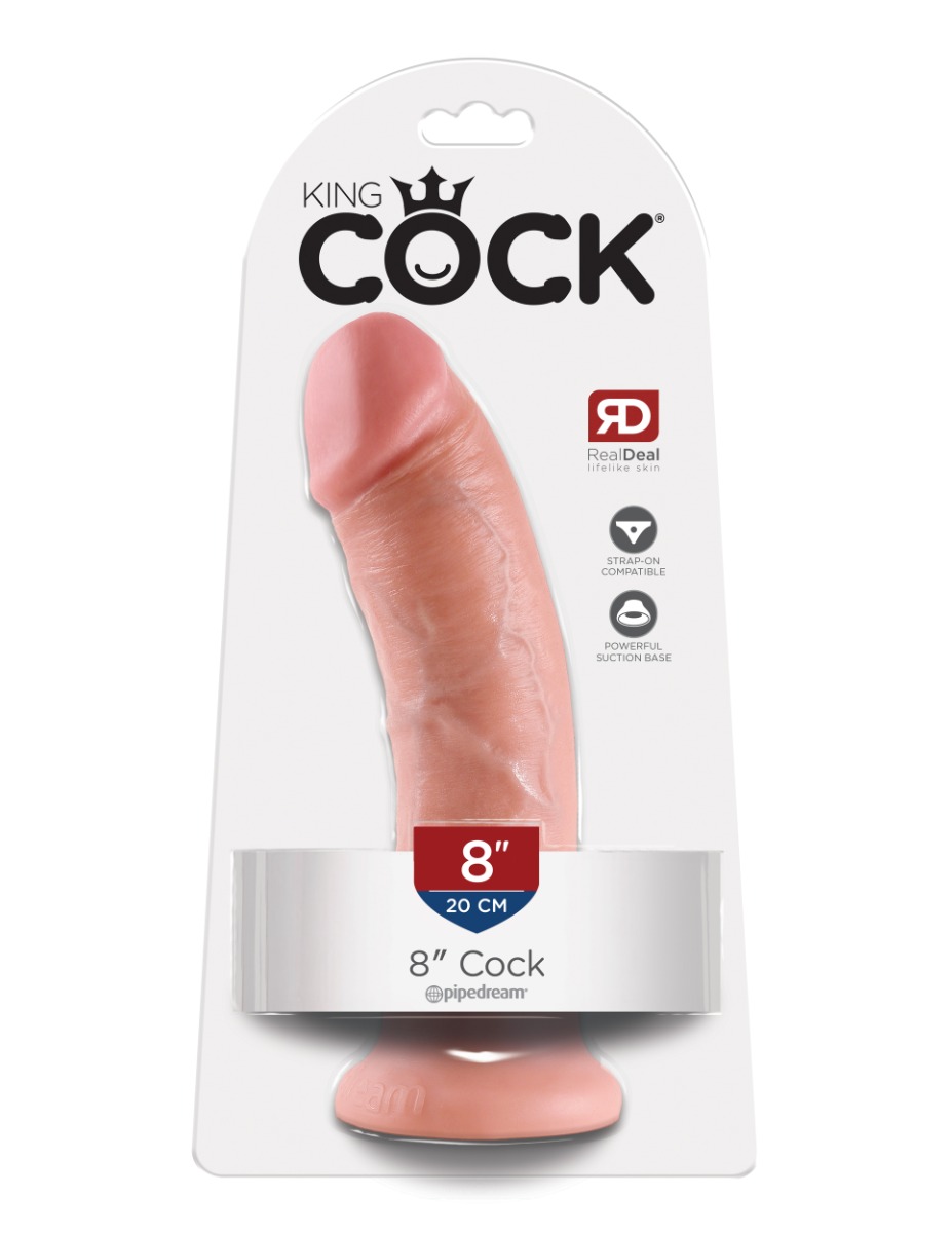 Adult Product 18+ - Pipedream - King Cock - 8" Cock - Light - Pipedream - Pipedream - KS Store