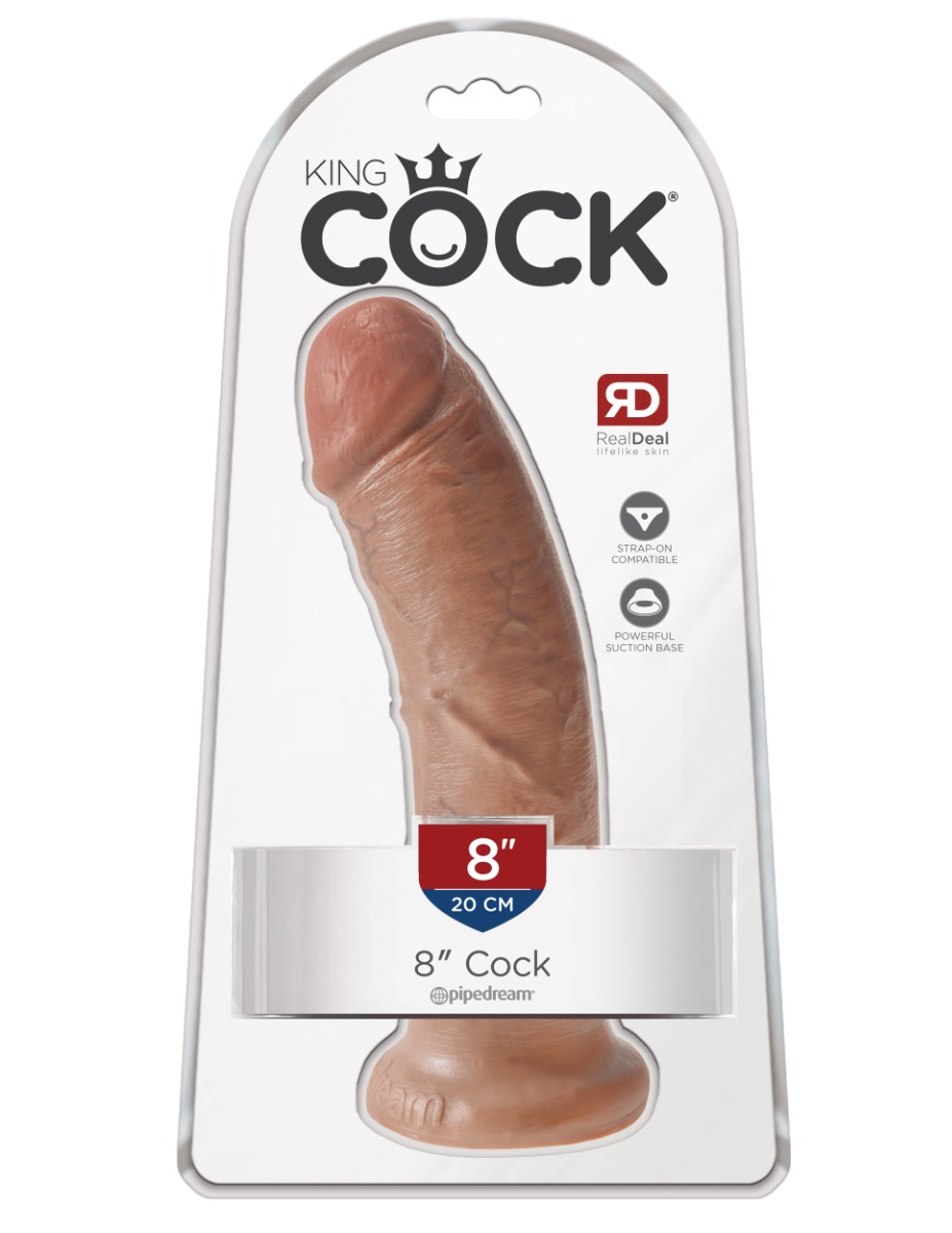 Adult Product 18+ - Pipedream - King Cock - 8" Cock - Tan - Pipedream - Pipedream - KS Store