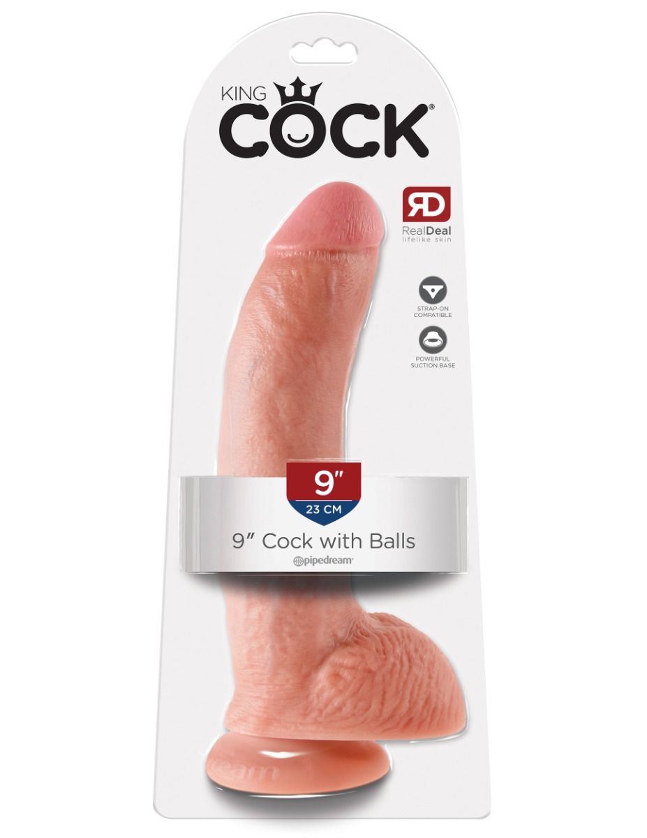Adult Product 18+ - Pipedream - King Cock - 9" Cock with Balls - Light - Pipedream - Pipedream - KS Store